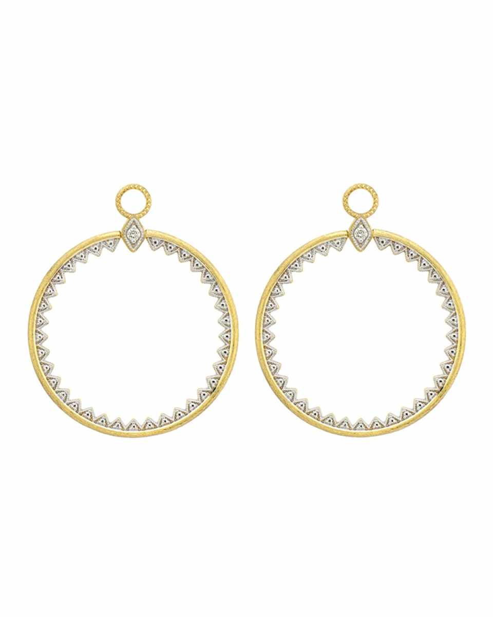 Lisse Medium Open Circle Half-Kite Earring Charms